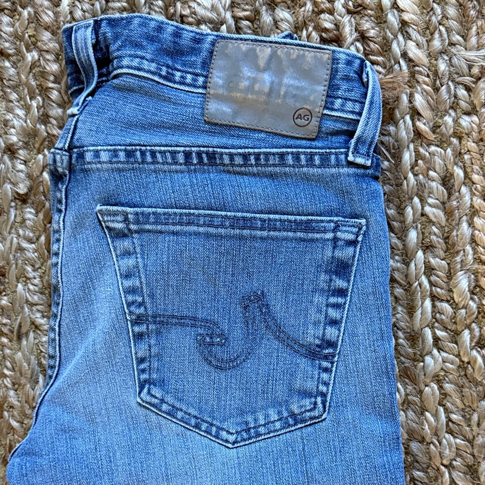 AG Jeans Light Wash Back Pocket Denim